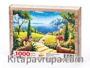 Sahil Merdivenleri Ahşap Puzzle 1000 Parça (MZ15-M)