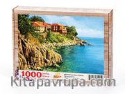 Falez Boyu Kasabası Ahşap Puzzle 1000 Parça (MZ17-M)