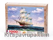Fırtımada Yelkenli Ahşap Puzzle 1000 Parça (MZ35-M)