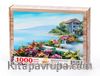 Sahilde Bahar Çicekleri Ahşap Puzzle 1000 Parça (MZ39-M)