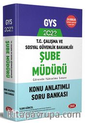 GYS 2022 Çalışma ve Sosyal Güvenlik Bakanlığı Şube Müdürü Görevde Yükselme Sınavı Konu Anlatımlı Soru Bankası