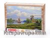 Kıyıda Yel Değirmeni Ahşap Puzzle 1000 Parça (MZ51-M)