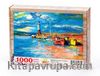 Deniz Feneri ve Tekneler Ahşap Puzzle 1000 Parça (MZ57-M)