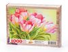 Pembe Laleler Ahşap Puzzle 1000 Parça (NT05-M)