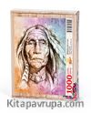 Yaşlı Kızılderili Ahşap Puzzle 1000 Parça (PT03-M)