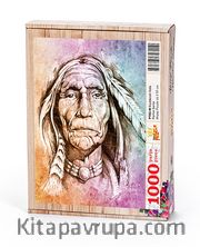 Yaşlı Kızılderili Ahşap Puzzle 1000 Parça (PT03-M)