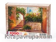 Yaz Sokağı İtalya Ahşap Puzzle 1000 Parça (SK09-M)