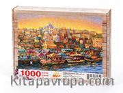 Eminönü Balıkçıları ve Süleymaniye Ahşap Puzzle 1000 Parça (SY09-M)