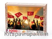 Bayrak Sevgisi Ahşap Puzzle 1000 Parça (TR01-M)