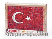 Bayrak Mozaik Ahşap Puzzle 1000 Parça (TR05-M)