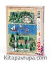 Türkiye Minyatürleri - Çanakkale - Nusret Çolpan Ahşap Puzzle 1000 Parça	(TS11-M)