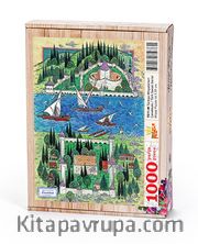 Türkiye Minyatürleri - Çanakkale - Nusret Çolpan Ahşap Puzzle 1000 Parça	(TS11-M)