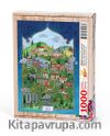 Türkiye Minyatürleri - Bilecik - Nasuhi Hasan Çolpan	Ahşap Puzzle 1000 Parça (TS35-M)