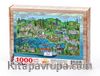 Türkiye Minyatürleri - Kocaeli - Nasuhi Hasan Çolpan  Ahşap Puzzle 1000 Parça (TS47-M)