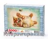 Kedicik ve Tuy Ahşap Puzzle 3000 Parça (HV89-MMM)