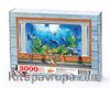 Kediler ve Akvaryum Ahşap Puzzle 3000 Parça (HV90-MMM)