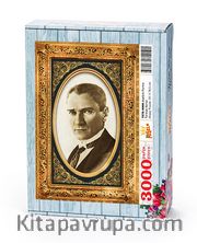 Atatürk Portre Ahşap Puzzle 3000 Parça (TR78-MMM)
