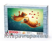Kediler Ahşap Puzzle 2000 Parça (AS51-MM)