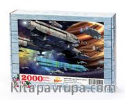 Uzay Filosu ve Satürn Ahşap Puzzle 2000 Parça (BK50-MM)