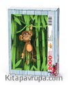 Bambu Ormanında Maymun At Ahşap Puzzle 2000 Parça (CK51-MM)