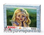 Sevimli Kız Ahşap Puzzle 2000 Parça (CK53-MM)