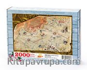 Piri Reis Haritası Ahşap Puzzle 2000 Parça (HR50-MM)