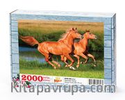 Atlar Ahşap Puzzle 2000 Parça (HV50-MM)