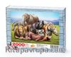 Hayvanlar Alemi	Ahşap Puzzle 2000 Parça (HV65-MM)