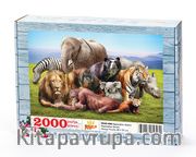 Hayvanlar Alemi	Ahşap Puzzle 2000 Parça (HV65-MM)