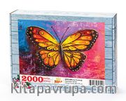 Kral Kelebegi Ahşap Puzzle 2000 Parça (HV73-MM)