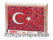 Bayrak Mozaik Ahşap Puzzle 500 Parça (TR06-D)