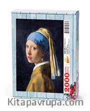 İnci Küpeli Kız /Johannes Vermeer Ahşap Puzzle 2000 Parça (KR50-MM)