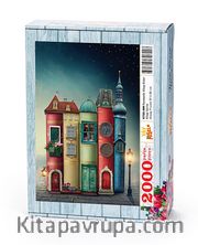 Fantastik Kitap Evler Ahşap Puzzle 2000 Parça (KT50-MM)