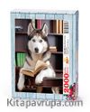 Kitap Okuyan Husky Ahşap Puzzle 2000 Parça (KT54-MM)