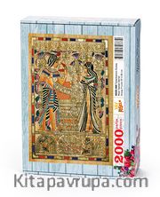 Tutankamon Sunuş Ahşap Puzzle 2000 Parça (MS50-MM)