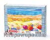 Plaj ve Renkli Şemsiyeler Ahşap Puzzle 2000 Parça (MZ53-MM)