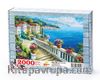 Sahil Kasabası / Tırabzanlı Yol Ahşap Puzzle 2000 Parça (MZ55-MM)