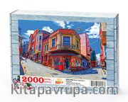 Balat Sokakları - İstanbul Ahşap Puzzle 2000 Parça (SK50-MM)