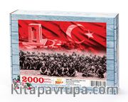 Çanakkale Zaferi Geri Dönmeyi Düşünmediler Ahşap Puzzle 2000 Parça (TR55-MM)