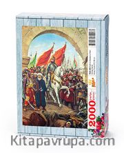 Fatih'in İstanbul'u Fethi Ahşap Puzzle 2000 Parça (TR60-MM)