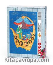 Nuh'un Gemisi Ahşap Puzzle 2000 Parça (TS50-MM)