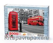 Fleet Caddesi Londra Ahşap Puzzle 2000 Parça (UK50-MM)