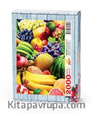 Renkli Meyveler Ahşap Puzzle 2000 Parça (YI50-MM)