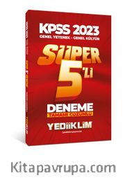 2023 KPSS Genel Yetenek Genel Kültür Tamamı Çözümlü Süper 5'li Deneme