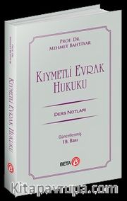 Kıymetli Evrak Hukuku Ders Notları Soru Örnekleri