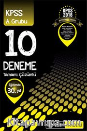 2016 KPSS A Grubu Tamamı Çözümlü 10 Deneme
