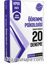 2023 KPSS Eğitim Bilimleri Öğrenme Psikolojisi 20 Deneme