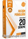 2023 KPSS Eğitim Bilimleri Gelişim Psikolojisi 20 Deneme