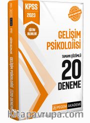 2023 KPSS Eğitim Bilimleri Gelişim Psikolojisi 20 Deneme