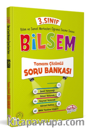 3.Sınıf Bilsem Tamamı Çözümlü Soru Bankası 